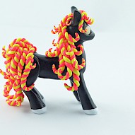 black neon pony