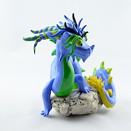 blue Chinese dragon
