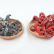 small clay octopus