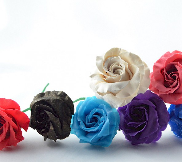 handmade roses