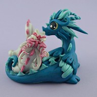 wedding cake topper - dragons
