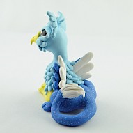 Blue Griffin Sculpture