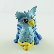 Blue Griffin Sculpture