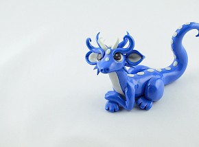 azure blue dragon glow in dark
